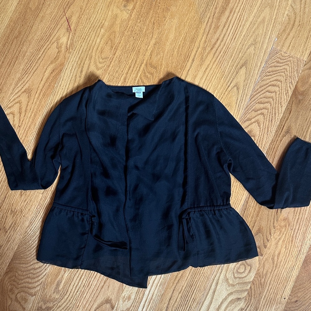 Chic Black Women's Cardigan